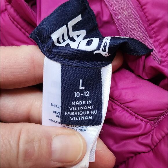 Lands End Reversible Insulated Fleece Jacket/Coat - Picture 3 of 10